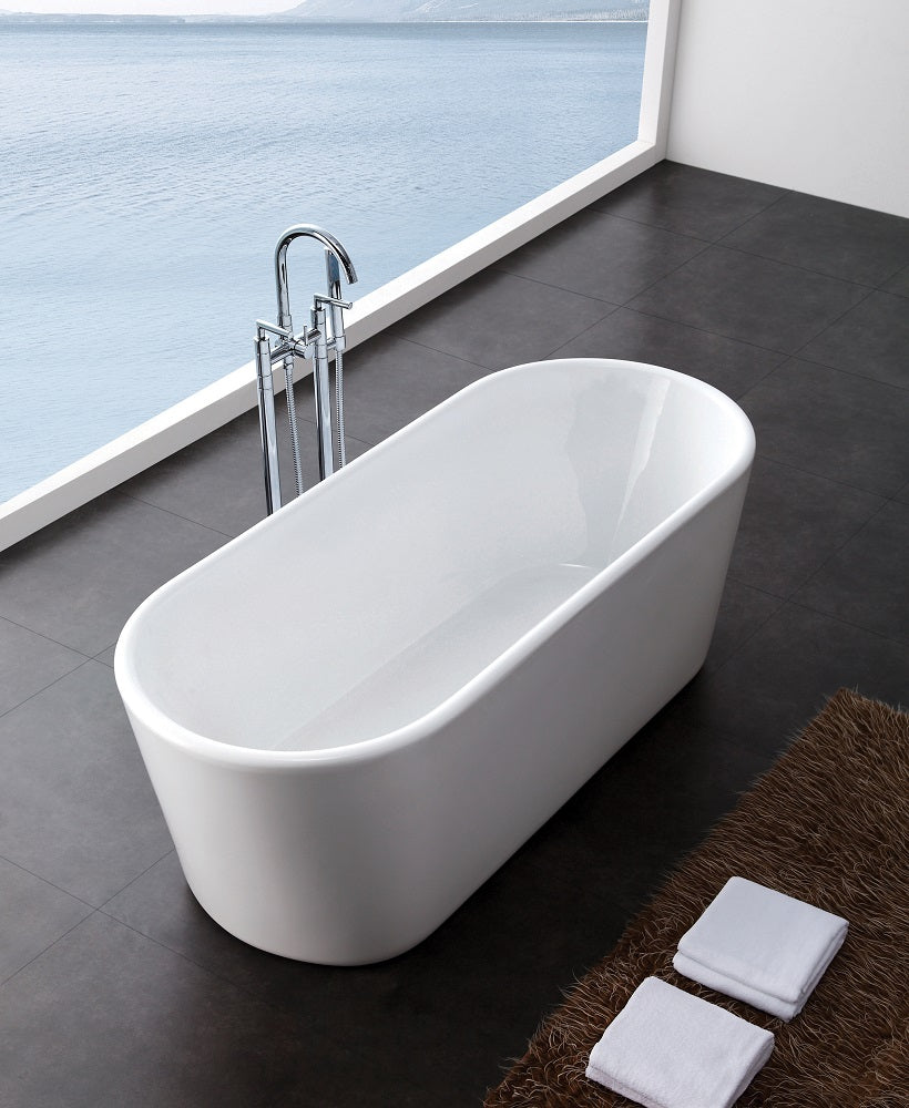 Clarence 1600x690x570mm Freestanding Bath