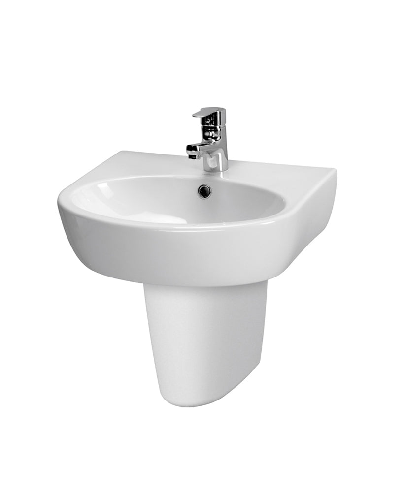 Parva 55cm Basin & Semi Pedestal