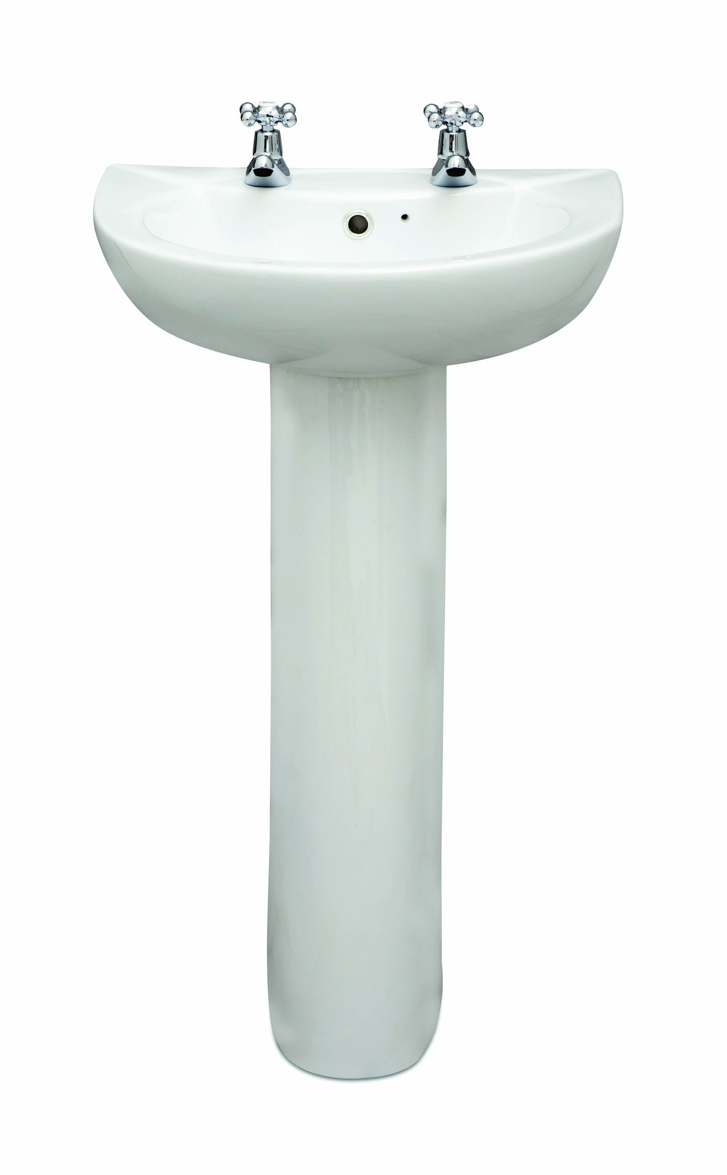 Strata 45cm Basin & Full Pedestal 2TH