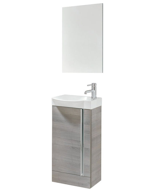 Prague Sandy Grey 45cm Floor Standing Vanity Unit