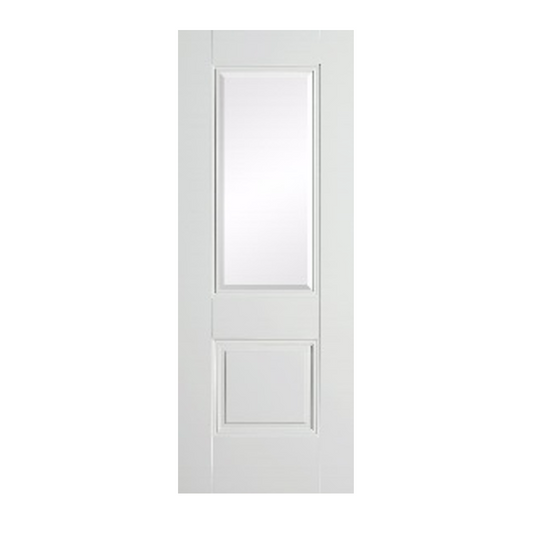 Arnhem White 1 panel 1 lite (Clear)