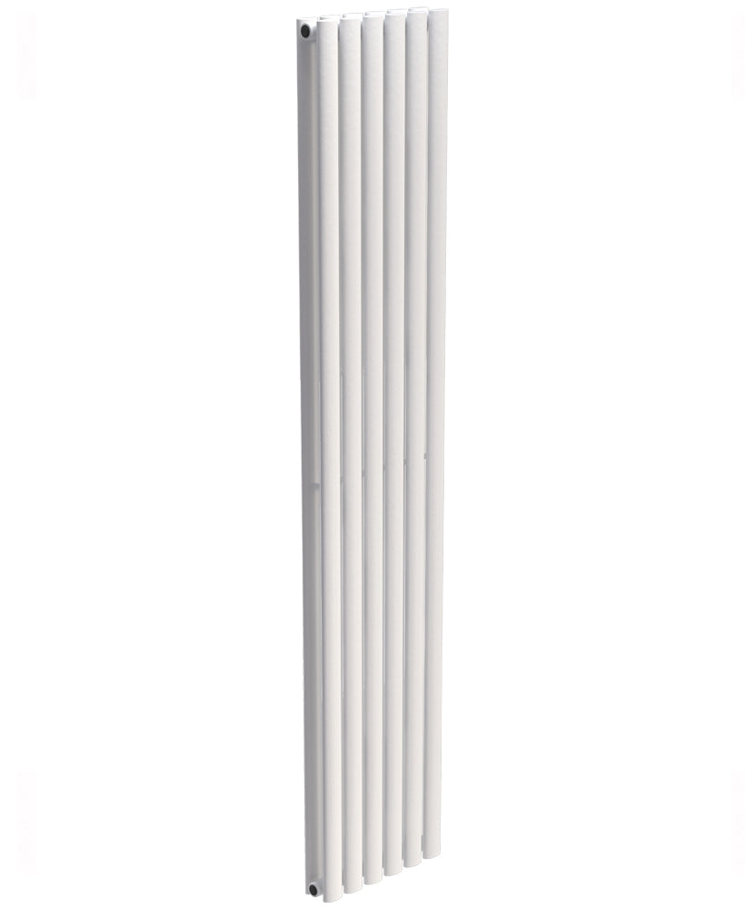 Amura Elliptical Tube Vertical Designer Radiator  1800 X360 Double Panel White