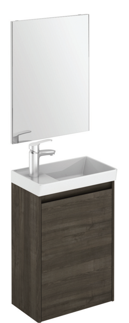 Dijon Cloakroom Samara Ash 45cm Wall Hung  Vanity Unit