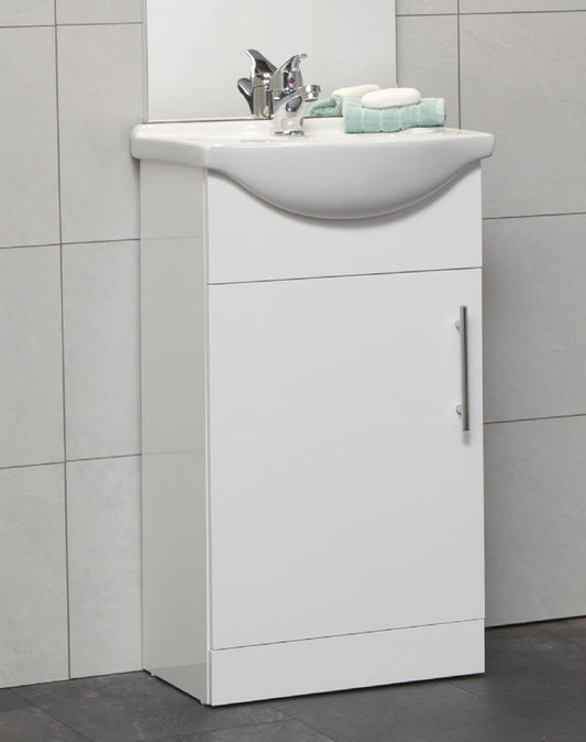 Belmont Gloss White 45cm Vanity Unit