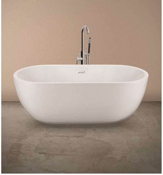Chloe 1800x750x580mm Freestanding Bath