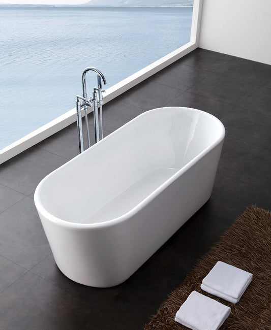 Clarence 1600x690x570mm Freestanding Bath