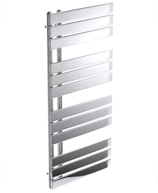 Como Flat Tube Designer Radiator  1126 X 550 Chrome