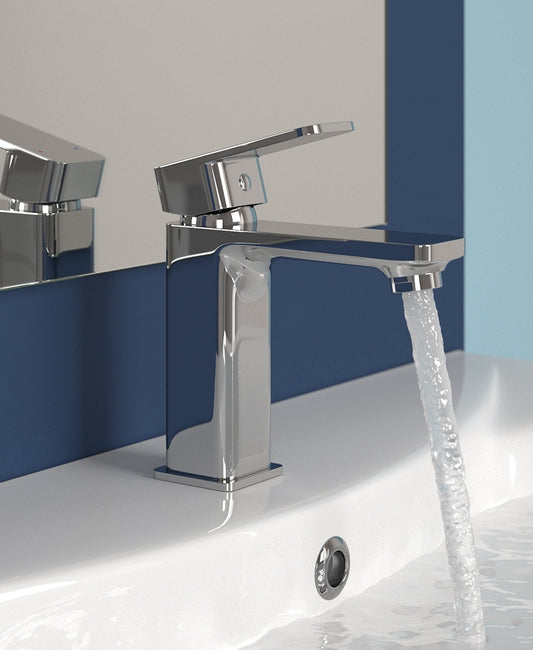 Cube Basin Mixer