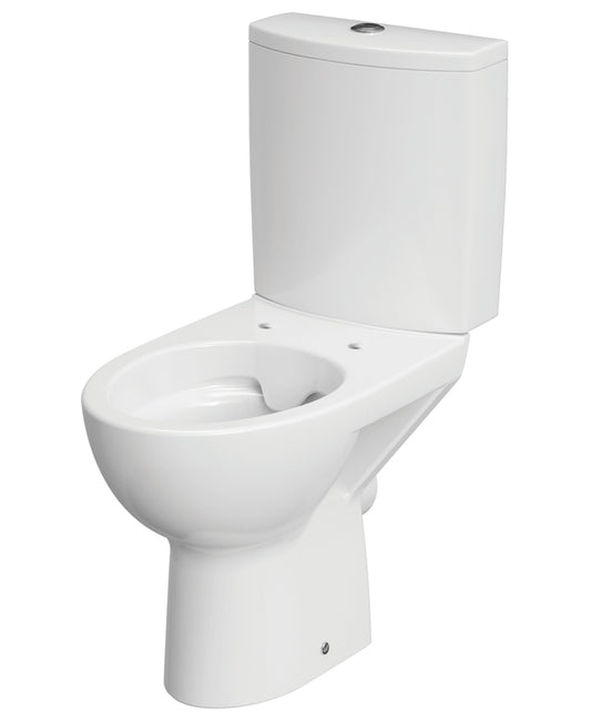 Parva Close Coupled Rimless WC-Soft Close Seat