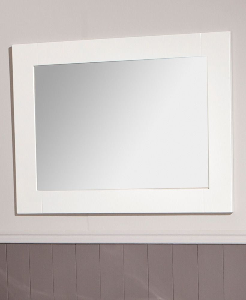 Kingston chalk white 80 mirror