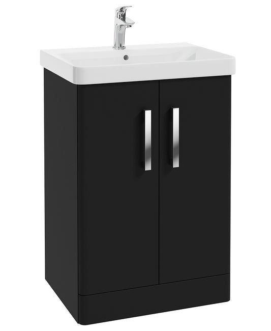 Odeon Black Matt 2 Door 60cm