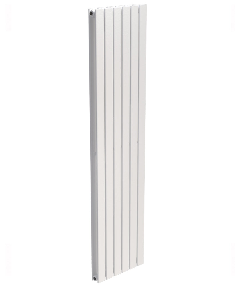 Piatto Flat Tube Designer Radiator Vertical 1800 X 456 Double Panel White