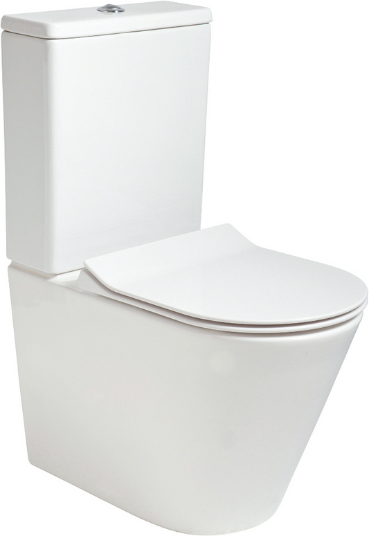 Reflections Fully Shrouded Rimless WC Pack - Slim Soft Close Seat