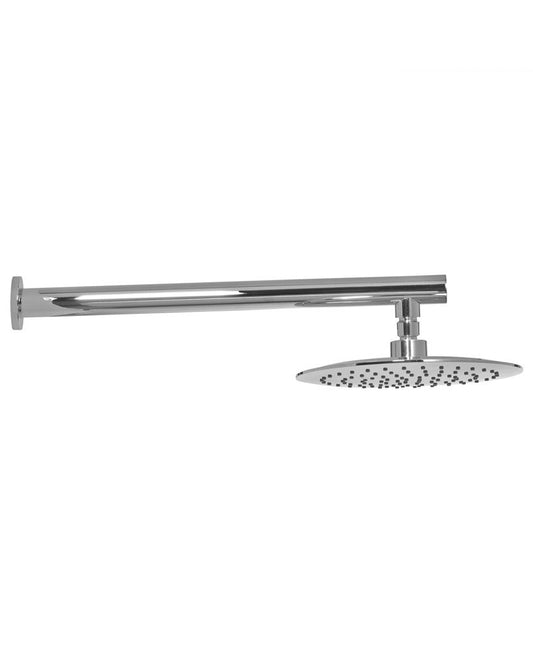 Ria 230 Chrome shower head&440 wall shower arm