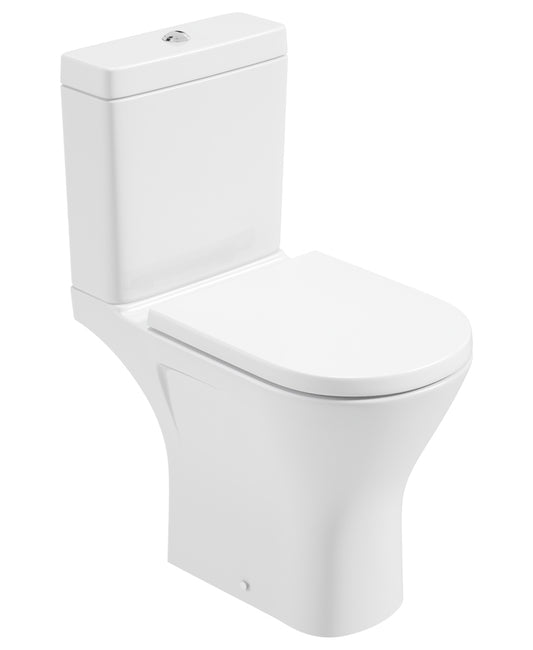 Scala Close Coupled Open Back WC Comfort Height & Delta Seat