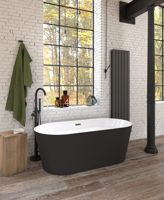 Signature Freestanding Bath 1700x850mm Matt Black