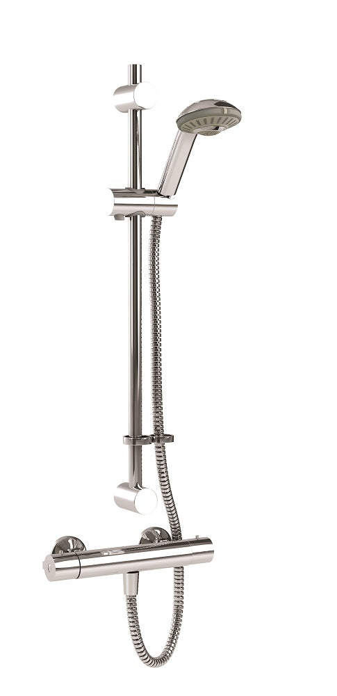 Coolflow Safe Touch Thermostatic T-Bar Shower Kit