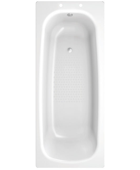 Strata 1700x700mm Single Ended Steel Bath - Anti Slip