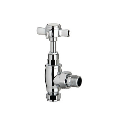 Traditional Angled Shower Valve Chrome