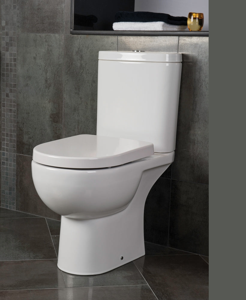 Sigma Close Coupled Open Back WC & Delta Seat