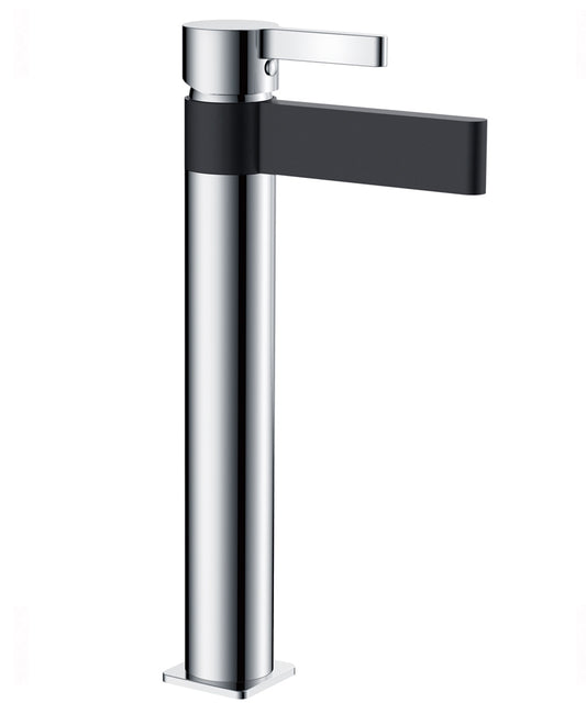 Josh Freestading Basin Mixer - Black Spout