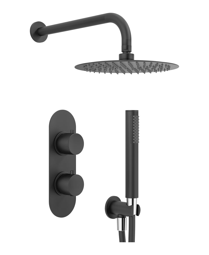 Nero Twin Outlet Concealed Shower Kit 1
